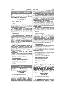 Decreto Supremo N&deg; 014-2011-SA - Digemid