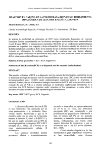 reacci&oacute;n en cadena de la polimerasa (rcp) como