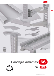 Bandejas aislantes 66 en U23X