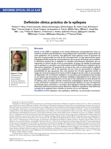 Definici&oacute;n cl&iacute;nica pr&aacute;ctica de la epilepsia