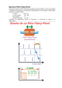 Diseño de un filtro Fabry
