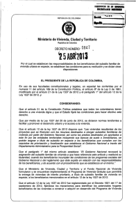 decreto 847 del 25 de abril de 2013