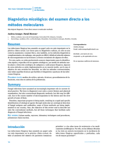 Diagnóstico micológico: del examen directo a los métodos