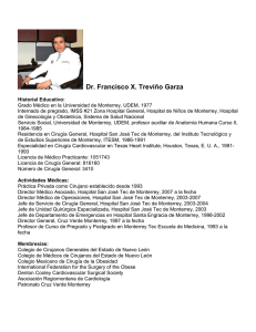 Dr. Francisco X. Treviño Garza