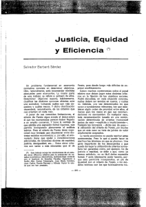 Justicia, equidad y eficiencia