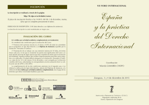 España y la práctica del Derecho Internacional