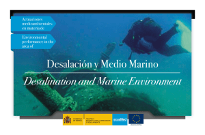 Desalación y Medio Marino Desalination and Marine Environment