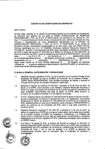 contrato de constitución de usufructo