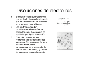 Disoluciones de electrolitos