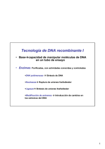 Tecnología de DNA recombinante I
