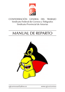 manual de reparto - CGT Correos Federal