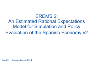 EREMS 2: An Estimated Rational Expectations Model for Simulation