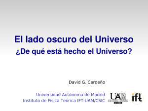 La materia oscura... - Universidad de Murcia