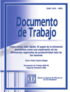 cómo crecer más rápido: el papel de la eficiencia económica como