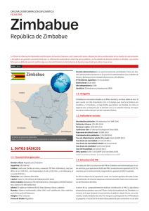 Zimbabue - Ministerio de Asuntos Exteriores y de Cooperación