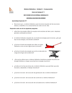 Módulo Hidráulica – Unidad 2 - Componentes Guía de trabajo N° 1