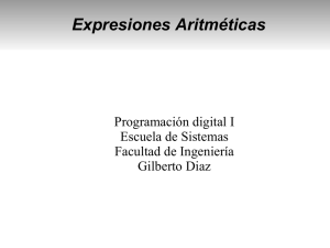 Expresiones Aritméticas - Web del Profesor