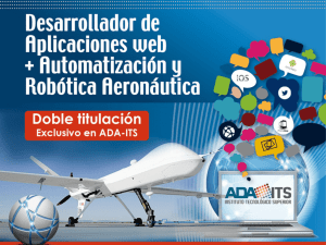 exclusivo en ada-‐its + automatización y robótica aeronáutica