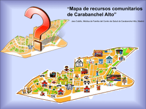 “Mapa de recursos comunitarios de Carabanchel Alto”
