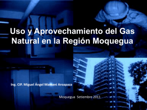 Uso y aprovechamiento de los hidrocarburos en la región Moquegua