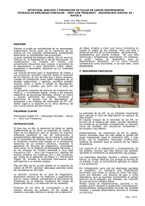 Detección, análisis y prevención de fallas en cables subterráneos
