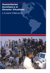 Humanitarian Assistance in Disaster Situations A Guide for Effective