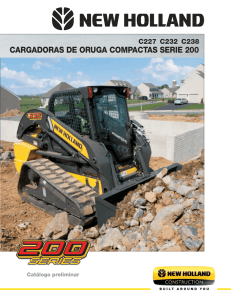 CARGADORAS DE ORUGA COMPACTAS SERIE 200