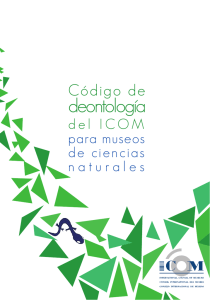 Código de Deontología del ICOM para Museos de Ciencias Naturales