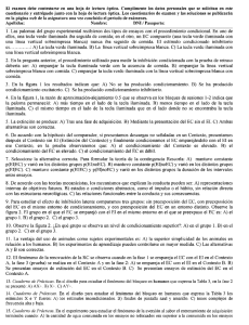 El examen debe contestarse en una hoja de lectura óptica