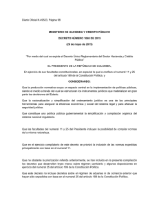 Diario Oficial N.49523, Página 98 MINISTERIO DE HACIENDA Y