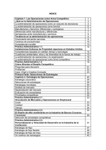 Capitulo 1. Las Operaciones como Arma Competitiva 1