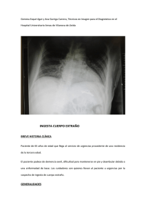 ingesta cuerpo extraño - AMTER: Asociación Madrileña de Técnicos