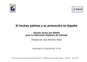 El hockey patines y su promoción en España