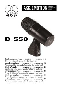 D 550 AKG.EMOTION EMOTION