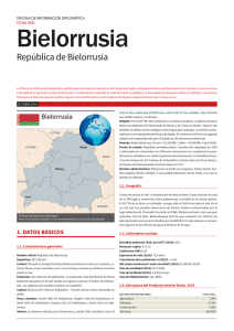 Ficha País Bielorrusia - Ministerio de Asuntos Exteriores y de
