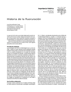 Historia de la fluoruración