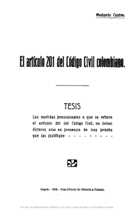 El artículo 201 del Código civil colombiano