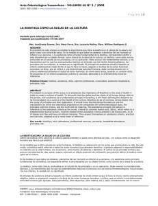 Página | 1 - Acta Odontológica Venezolana