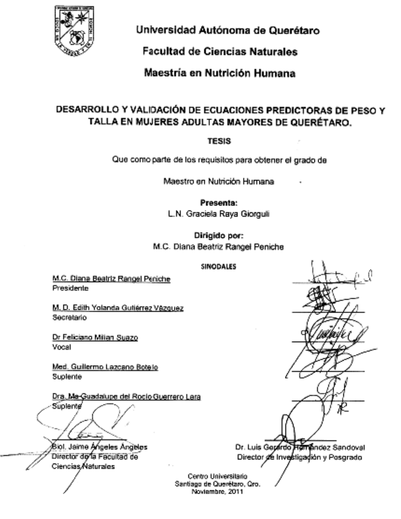ecuación del calibrador de grasa corporal