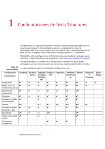 Configuraciones de Tekla Structures