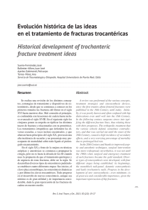 Evolución histórica de las ideas en el tratamiento de fracturas