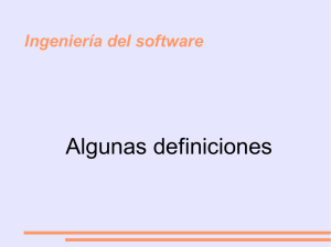 Definición de Ingeniería del Software