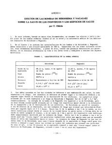 EFECTOS DE LAS BONIBAS DE HIROSHIMA Y NAGASAKI SOBRE