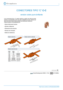 CONECTORES TIPO “C” CC CONECTORES TIPO “C” CC