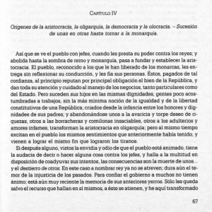 CAPÍTULO IV Orígenes de la aristocracia, la oligarquía, la