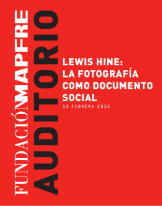 lewis hine: la fotografía como documento social