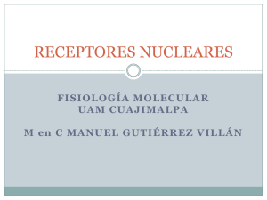 Resumen RECEPTORES NUCLEARES-3er examen