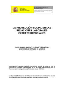 la protección social en las relaciones laborales