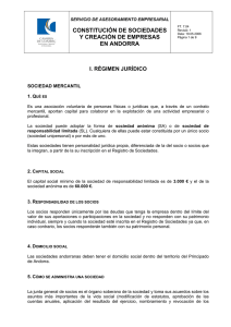 constitución de sociedades y creación de empresas en andorra