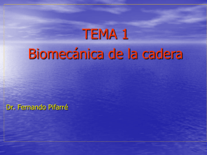 Tema 1. Biomecánica de la cadera